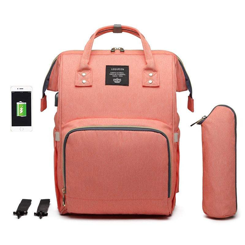 LEQUEEN Large Capacity Mummy Bag | Oxford Cloth