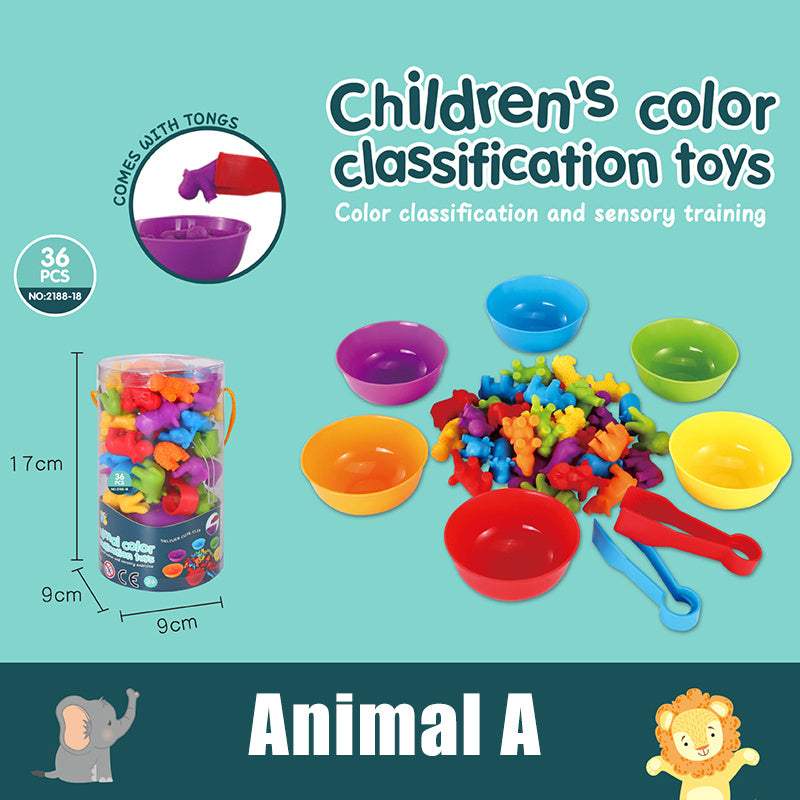 Rainbow Counting Early Education Toy Set | Math And Color Cognition