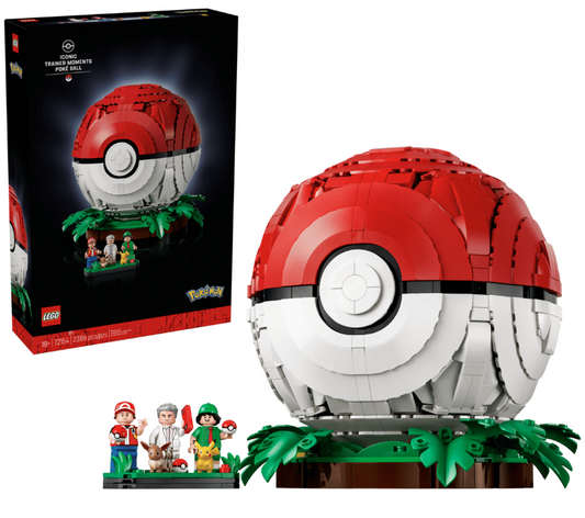 LEGO® Pokémon Iconic Trainer Moments Poké Ball | 2386 Pieces | Ages 18+