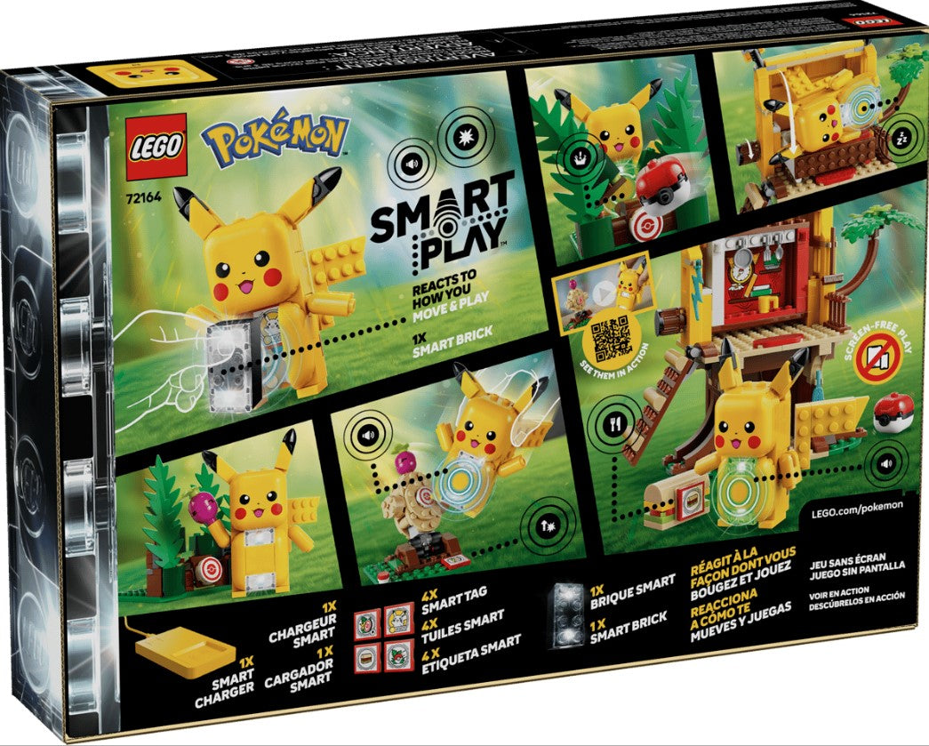 LEGO® Pokémon SMART Play Training House | Pikachu | 400 Pieces | Ages 6+
