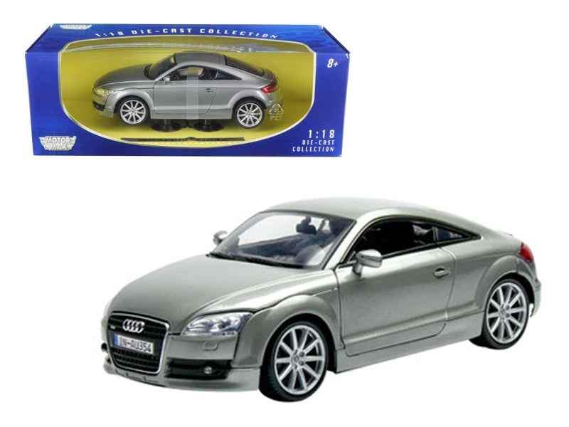 2007 Audi TT Coupe Grey | 1/18 Diecast Model Car | Motormax | Collector Quality