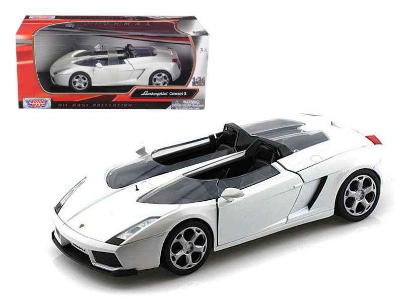 Lamborghini Concept S White | 1/24 Diecast Model Car | Motormax | Collector Quality