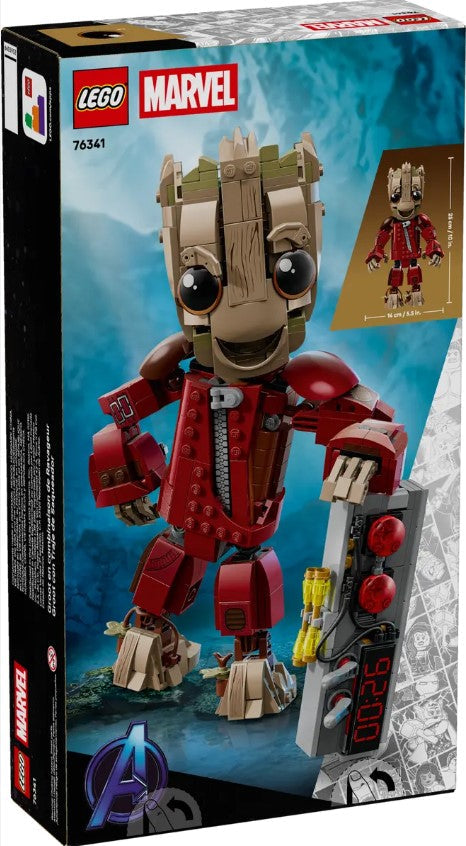 LEGO® Marvel Groot Ravager Jumpsuit Set | 604 Pieces | Fully Jointed | Ages 10+
