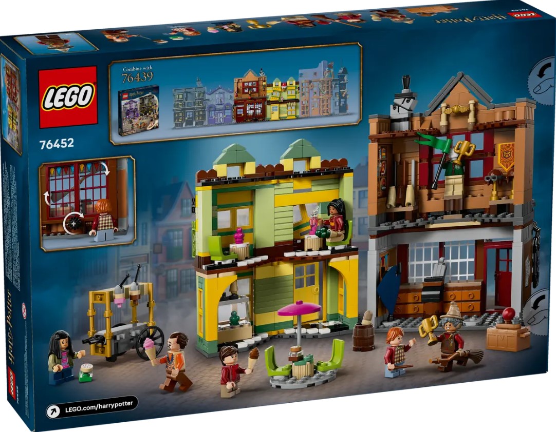 LEGO® Harry Potter Building Set | 795 Pieces | Ages 8 And Up | Diagon Alley Shops