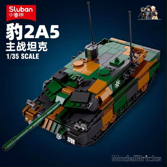 766PCS Leopard 2A5 Main Battle Tank Model Bricks Set - ToylandEU