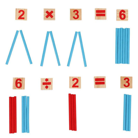 Wooden Montessori Math Toy | 23 x 15 cm, Ages 3+