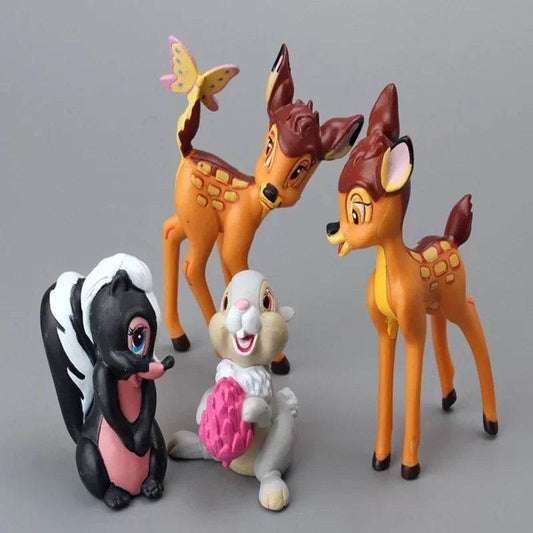 7Pcs Disney Cartoon Bambi Deer Action Dolls Kids Gifts - ToylandEU