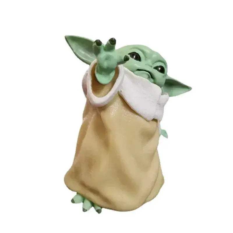 7cm Baby Yoda Grogu PVC Figure Kids Toy Model Prop - ToylandEU™