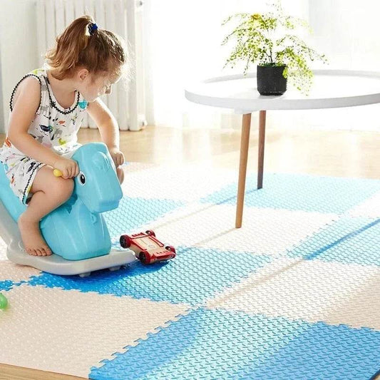 8-16pcs Baby Puzzle Floor Kids Carpet EVA Foam Baby Mattress Educational Play Mat for Children 30x1cm - ToylandEU