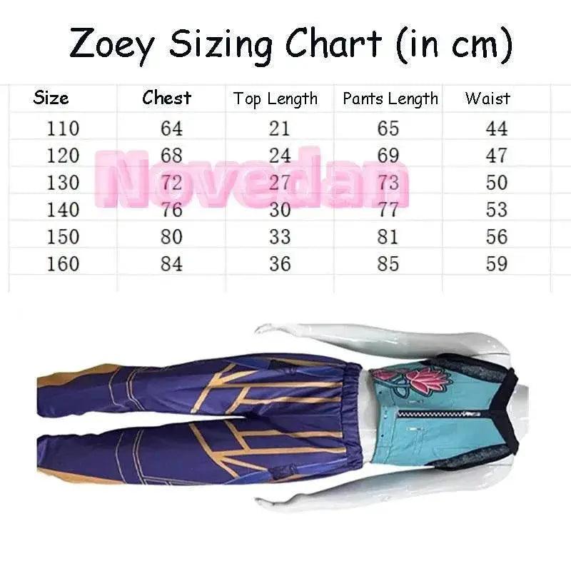 8 Piece Demon Hunters Cosplay Outfit Toyland EU - ToylandEU™