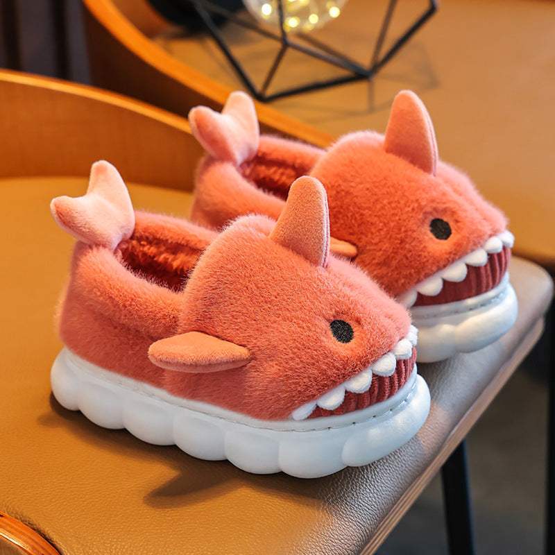 Kids' Fluffy Cartoon Winter Shoes | Thick Sole