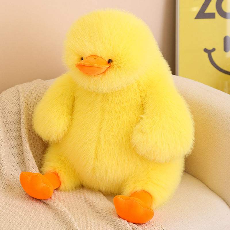 Fluffy Big Duck Plush Doll | 45-95 cm