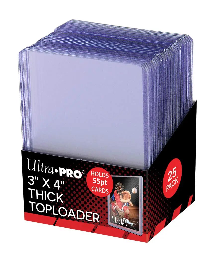 Toploader - 3x4 Thick 55pt (25 per pack)