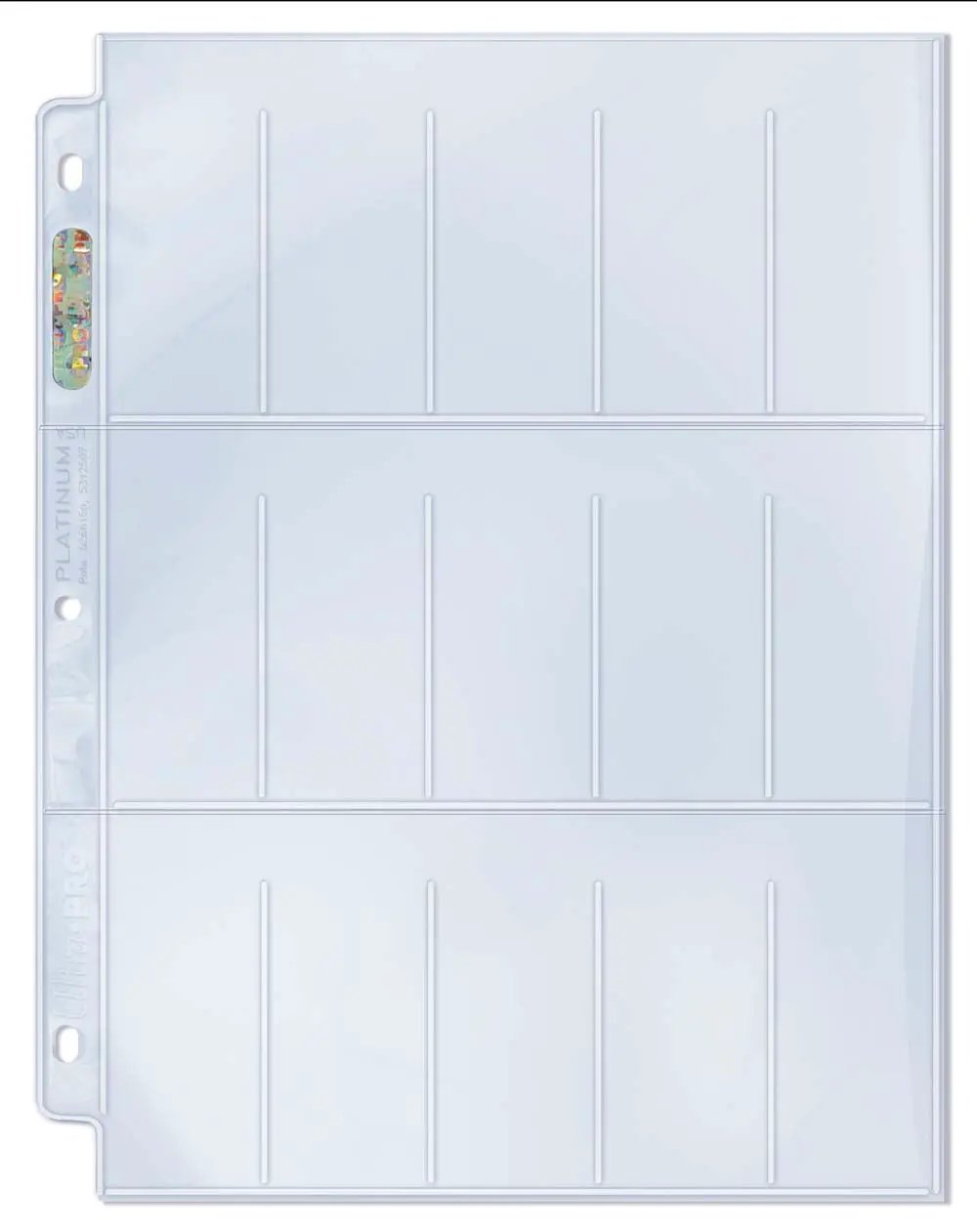 15-Pocket Platinum Page for Tobacco Cards (100ct)