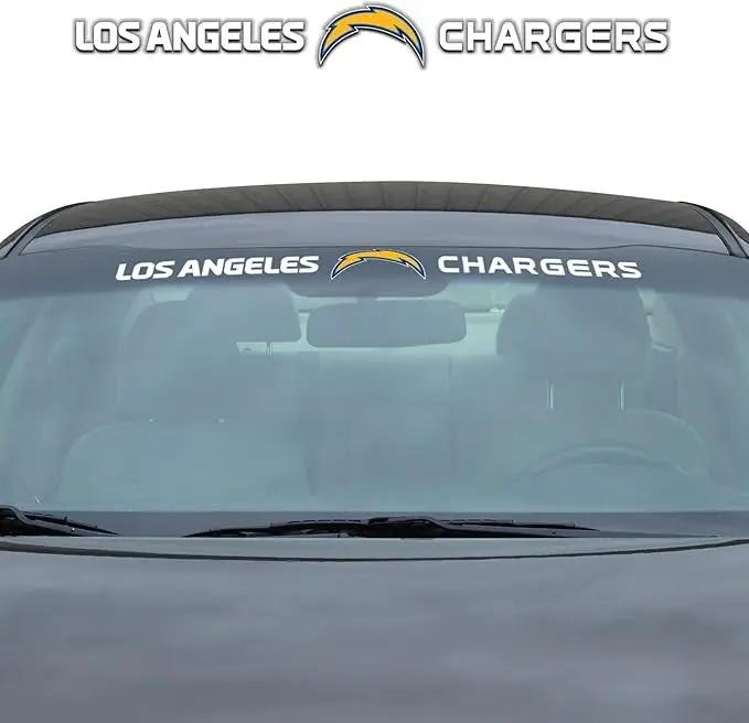 Los Angeles Chargers Decal 35x4 Windshield Style