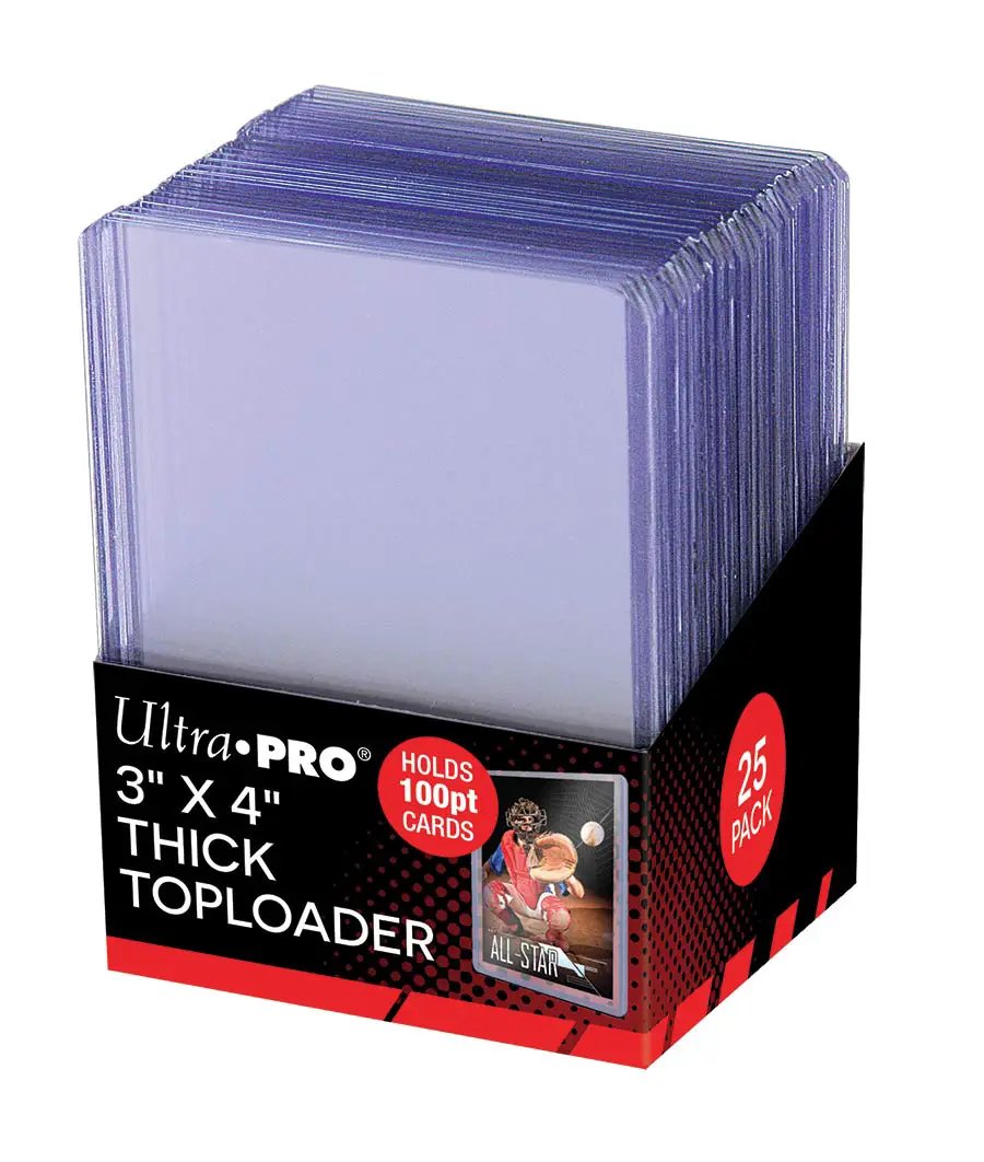 Toploader - 3x4 Thick 100pt (25 per pack)