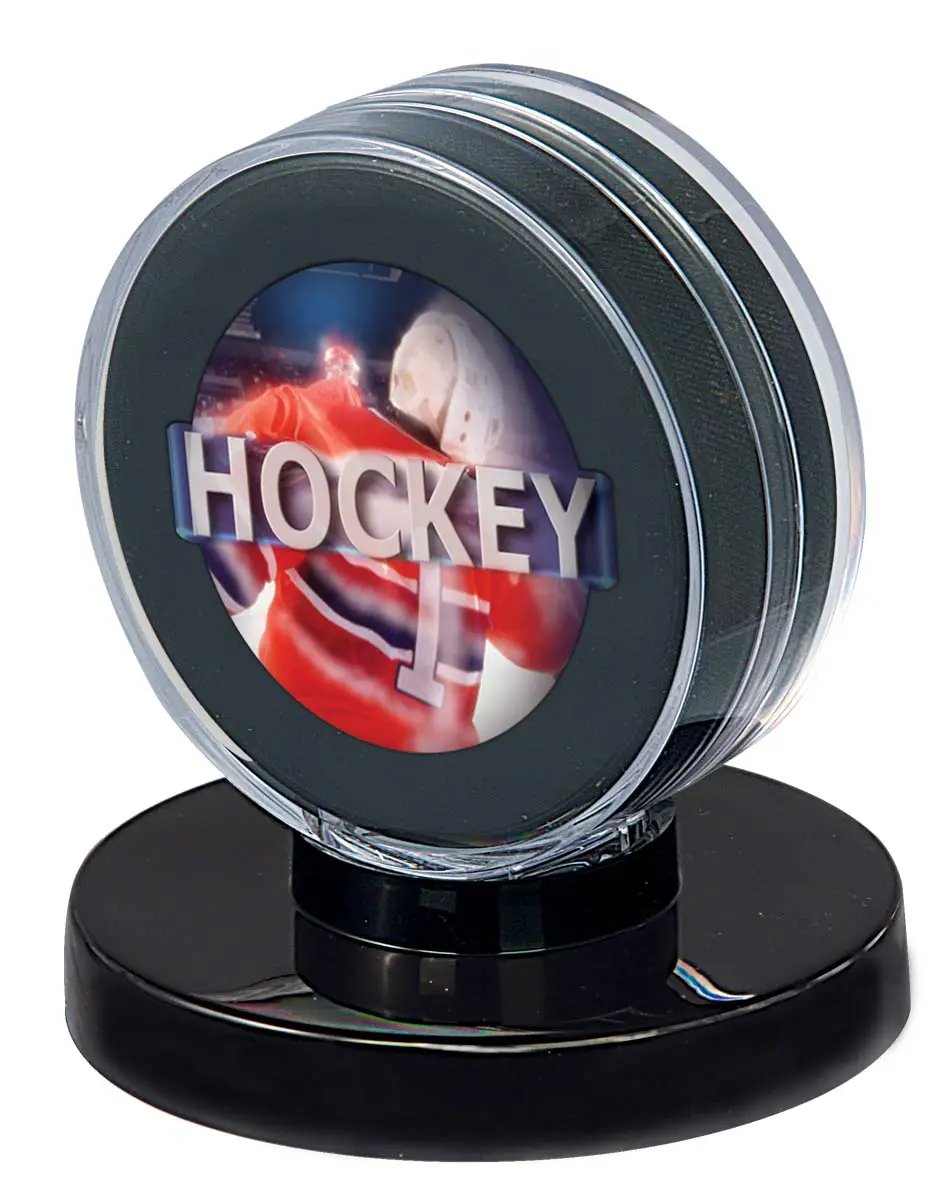 Hockey Puck Holder - Black Base