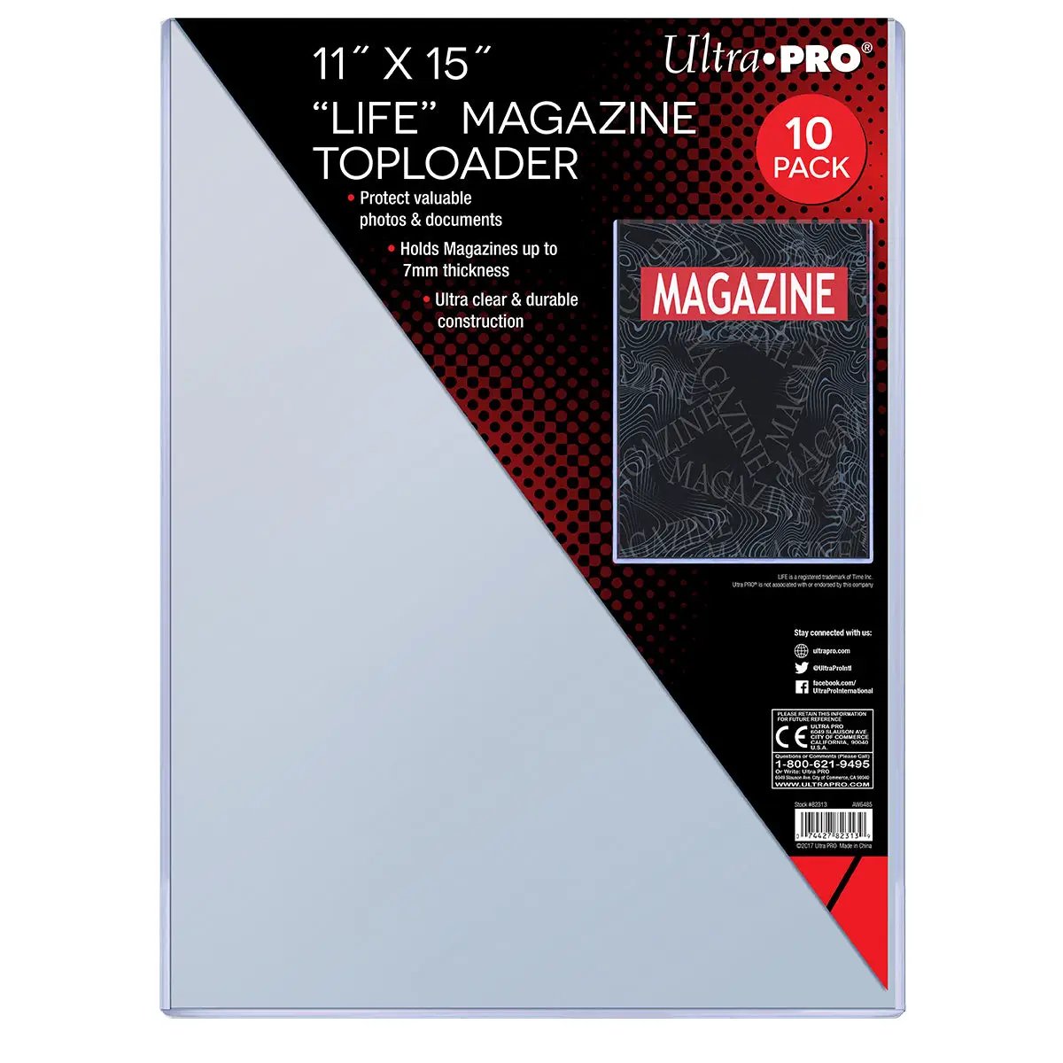 Toploader - 11x15 Life Magazine (10 per pack)