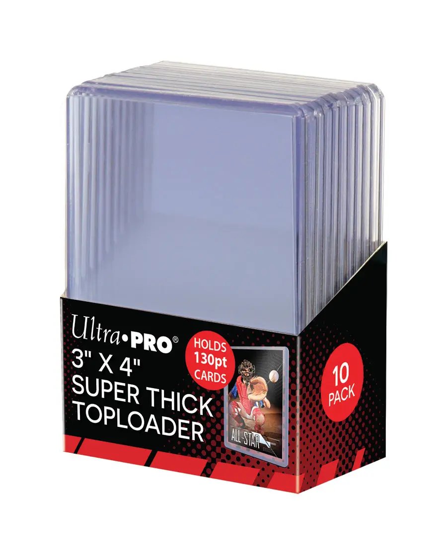 Toploader - 3x4 130PT Clear (10 per pack)