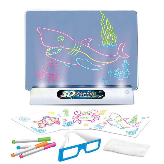 3D Luminous Drawing Board | Space, Ocean, Dinosaur