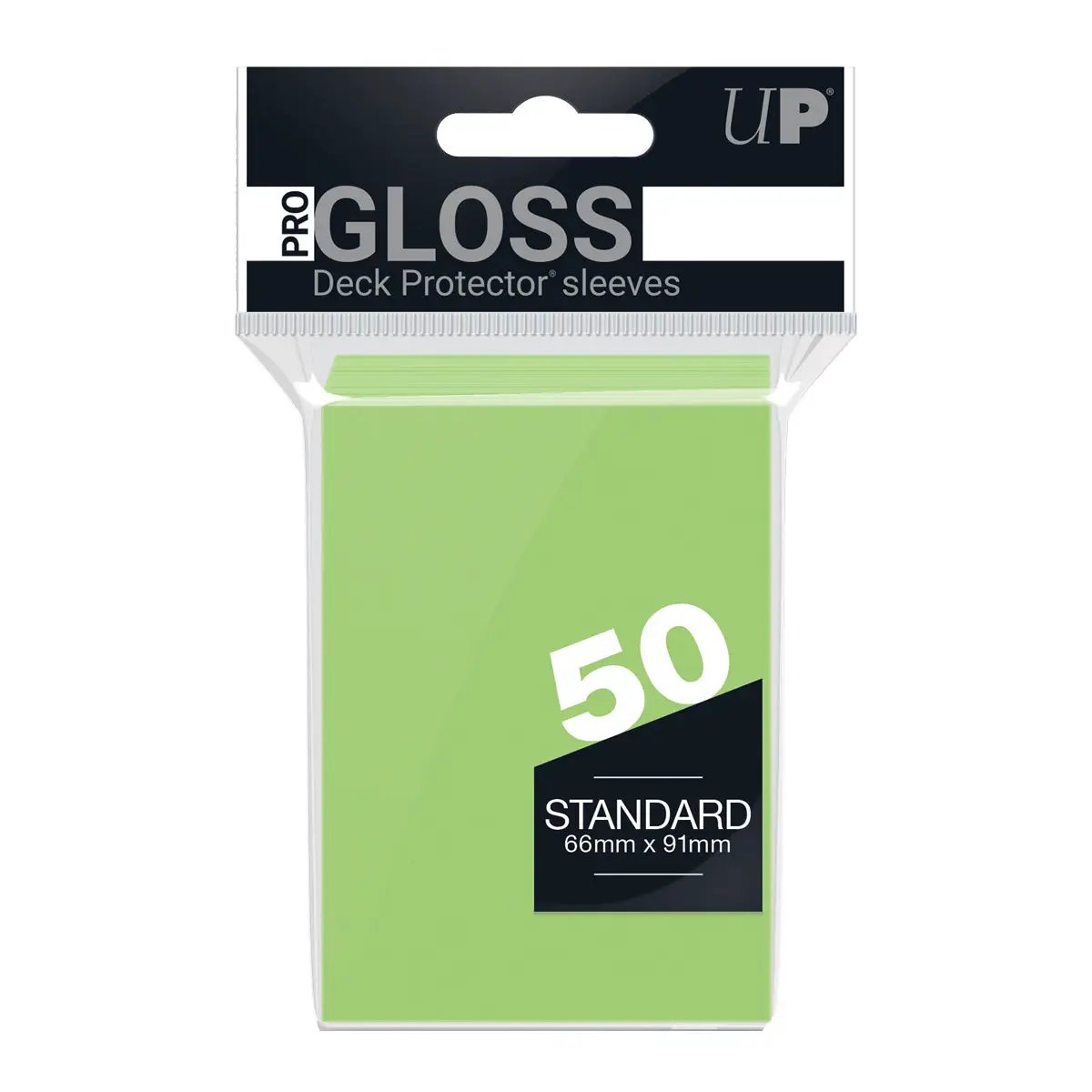 Deck Protector Sleeves - PRO-Gloss - Standard - Lime Green (One Pack of 50)
