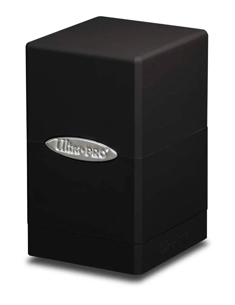 Satin Tower Deck Box - Jet Black