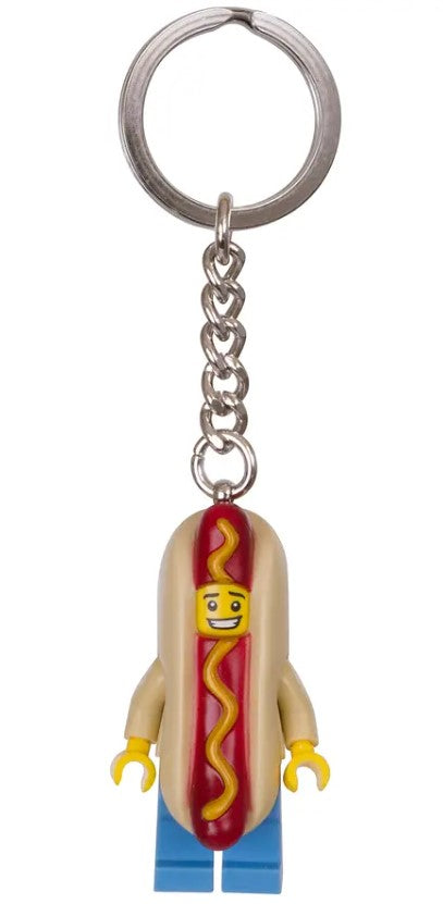 LEGO® Hot Dog Guy Key Chain | Ages 6 And Up | Collectible Minifigure Accessory