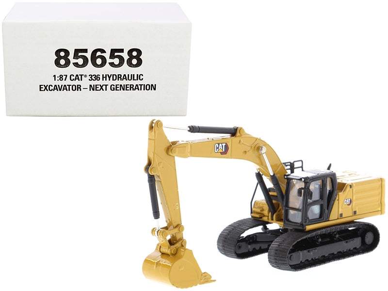 CAT Caterpillar 336 Next Generation Hydraulic Excavator | 1/87 Diecast Construction Model | Diecast Masters | High Line Series