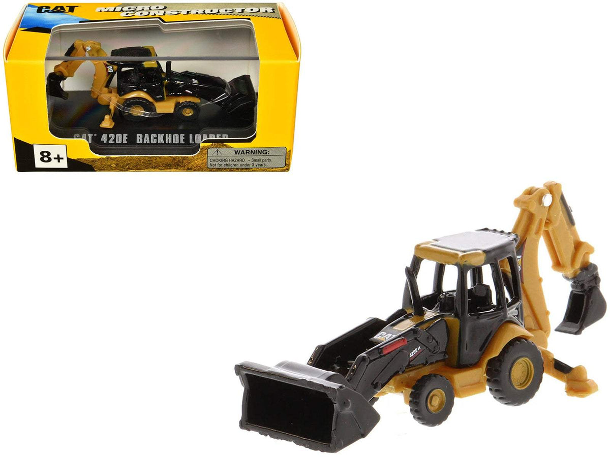 Diecast Models | Caterpillar 420E Backhoe Loader Diecast Replica With Display Case
