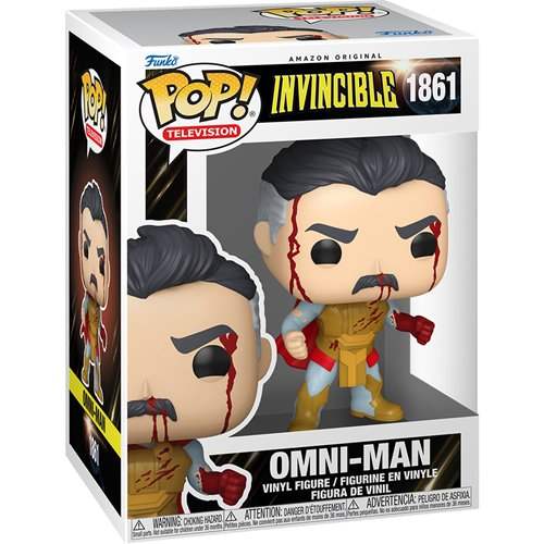 Funko Pop Vinyl Figure | Invincible OmniMan Bloody Number 1861 | 3.75 Inch