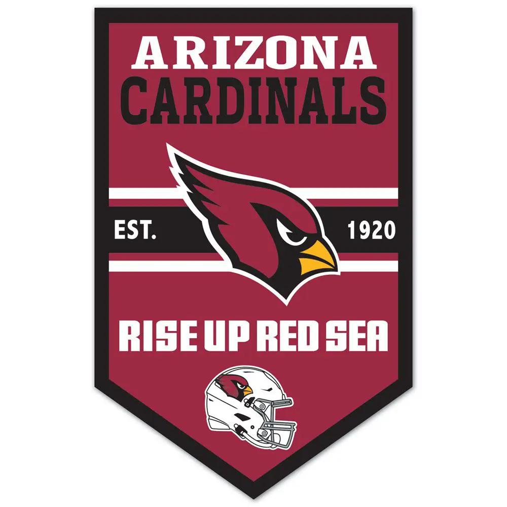 Arizona Cardinals Sign 11x17 Wood Chevron
