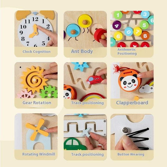 Wall Game Busy Board | Early Education Exploration