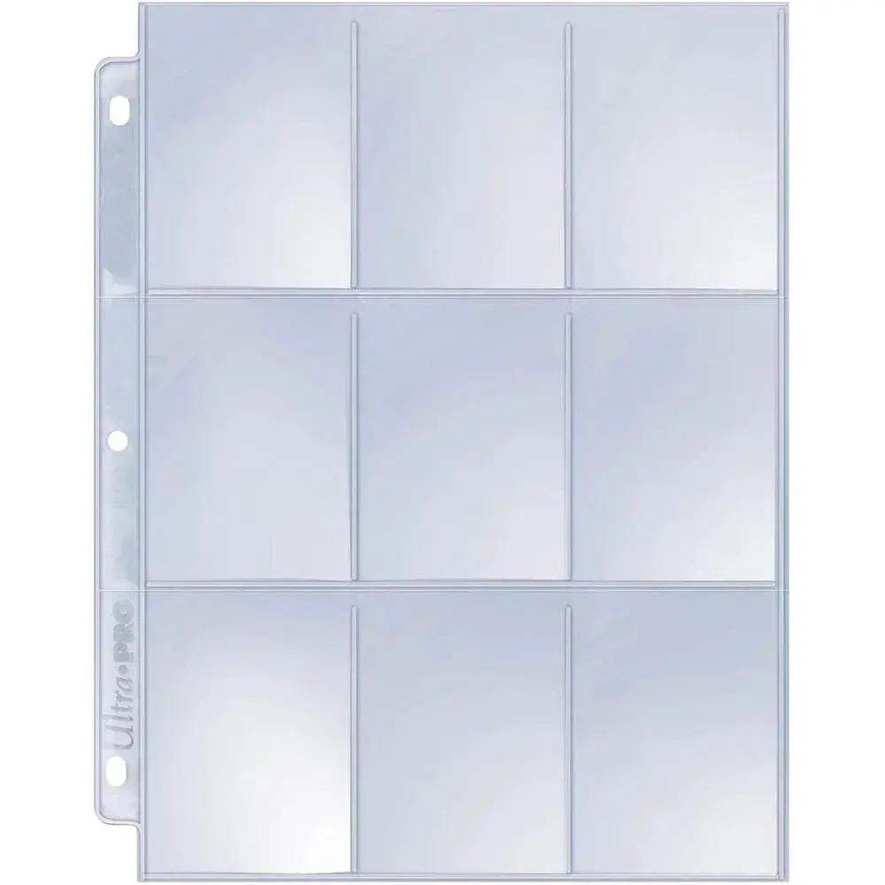 9 Pocket Silver Series Page 25 Pack Card Pages Ultra Pro - ToylandEU