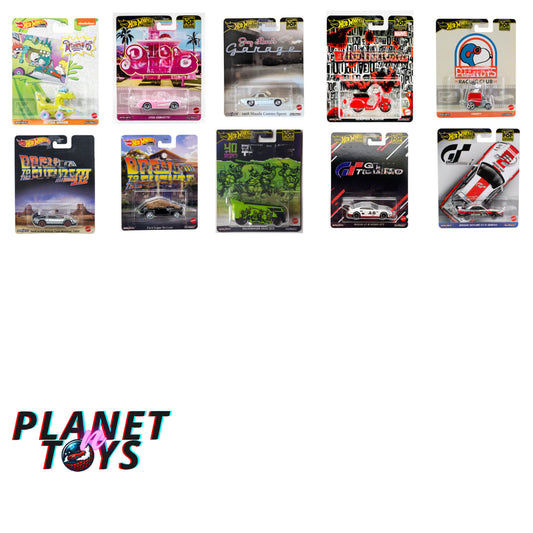 Hot Wheels Premium Diecast Cars Assorted Pop Culture