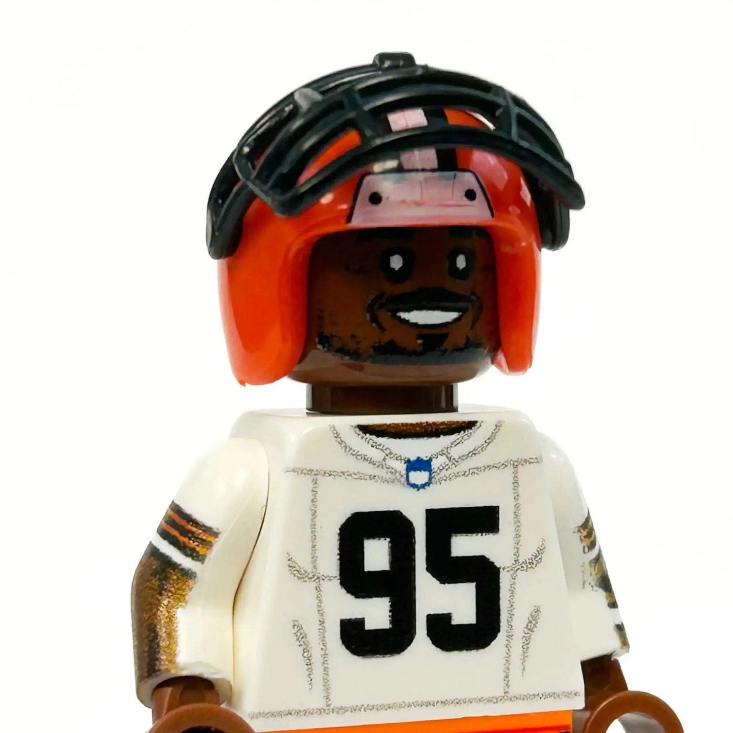 Cleveland Football Minifig With Custom Helmet UV Printed - ToylandEU