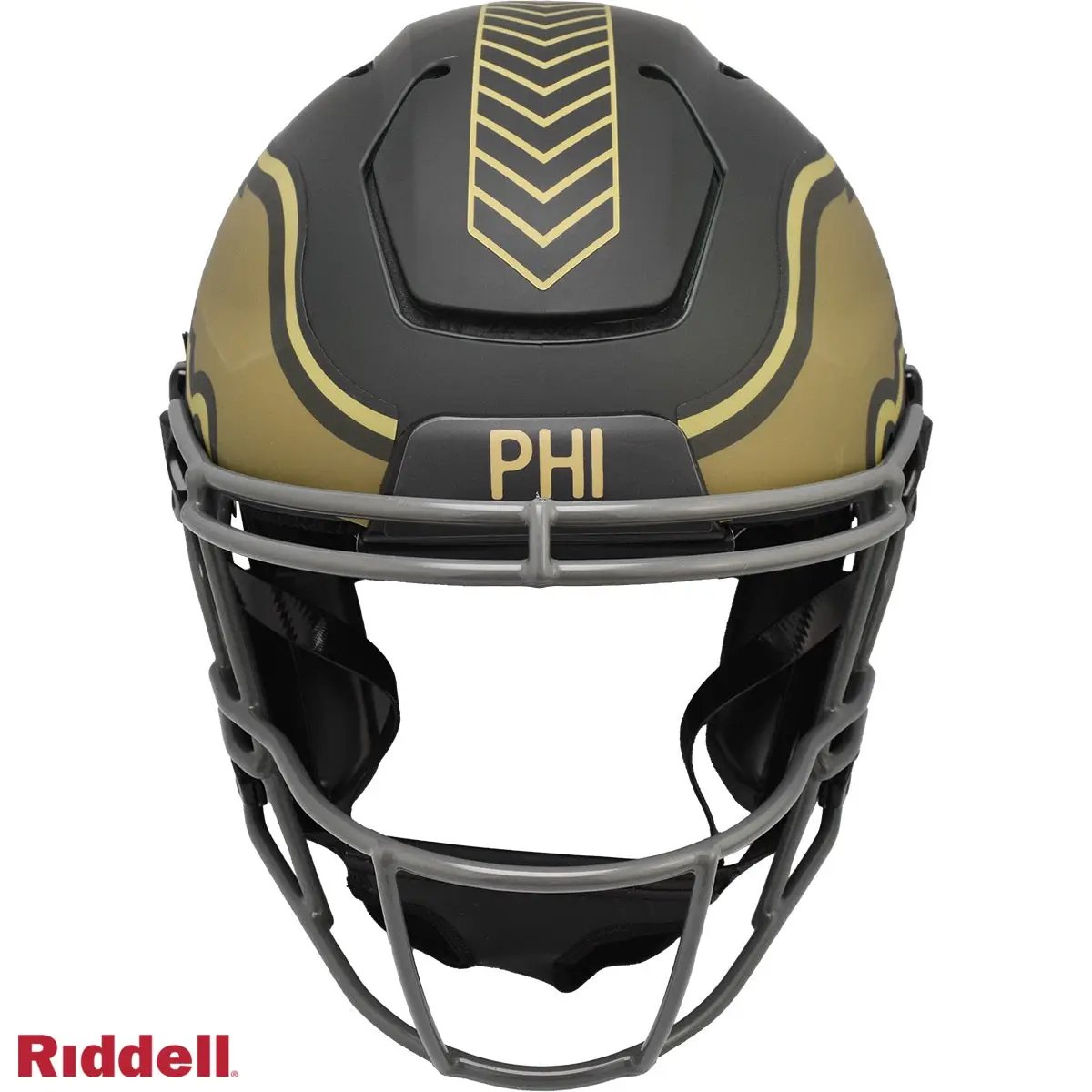 Philadelphia Eagles Helmet Riddell Authentic Full Size SpeedFlex Style Salute To Service 2025
