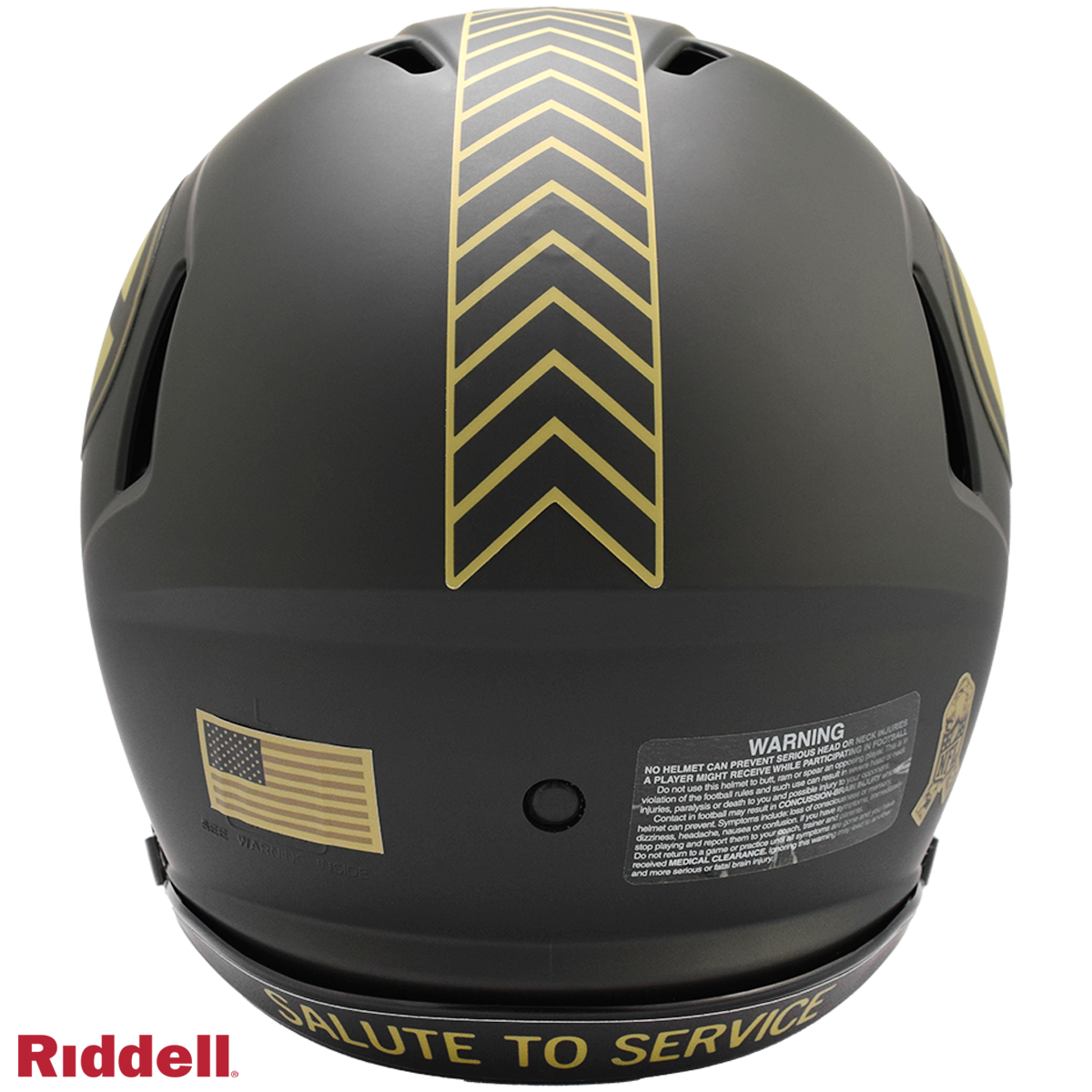 Green Bay Packers Helmet Riddell Authentic Full Size Speed Style Salute To Service 2025