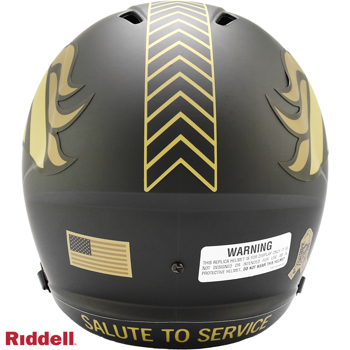 Denver Broncos Helmet Riddell Replica Full Size Speed Style Salute To Service 2025