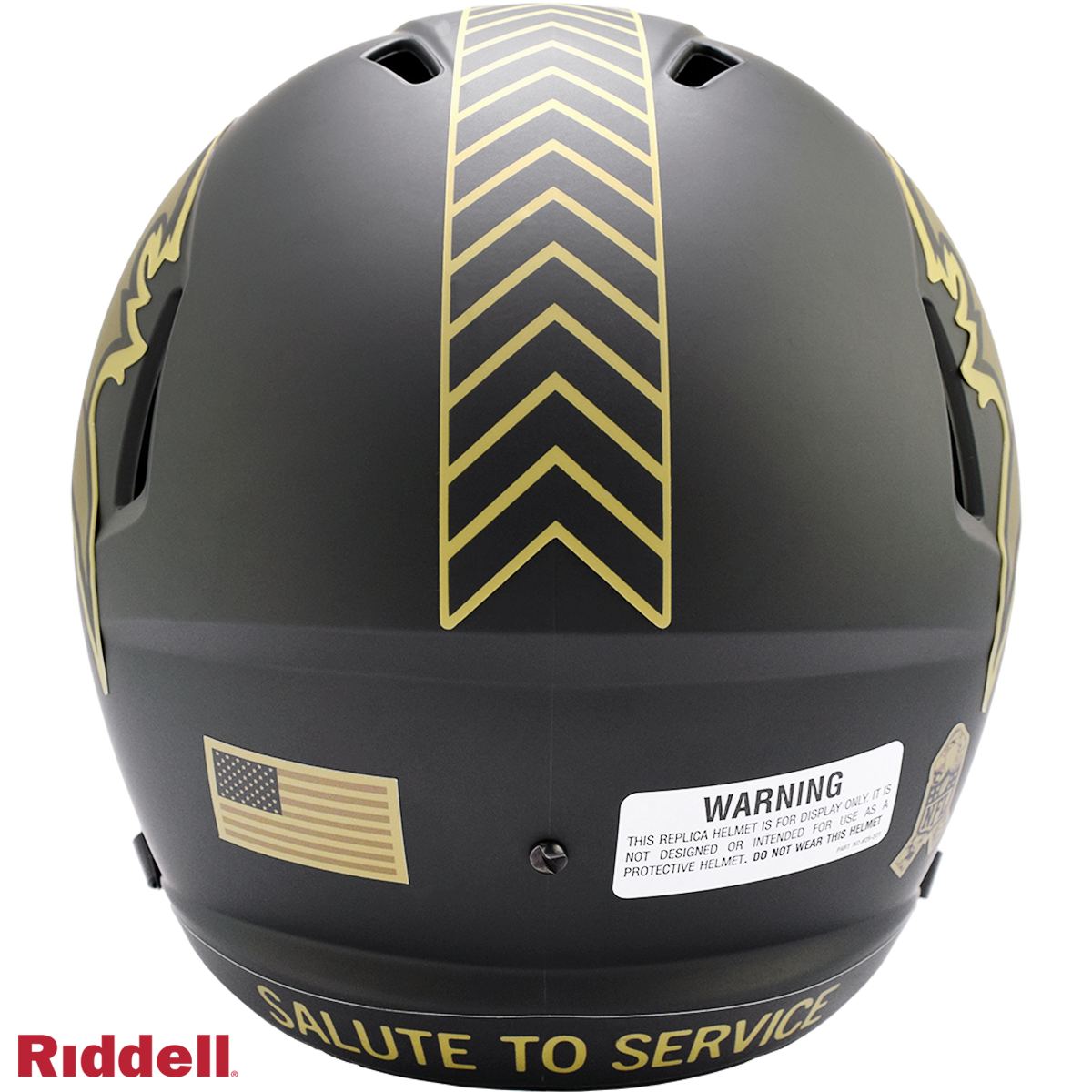 Tampa Bay Buccaneers Helmet Riddell Replica Full Size Speed Style Salute To Service 2025