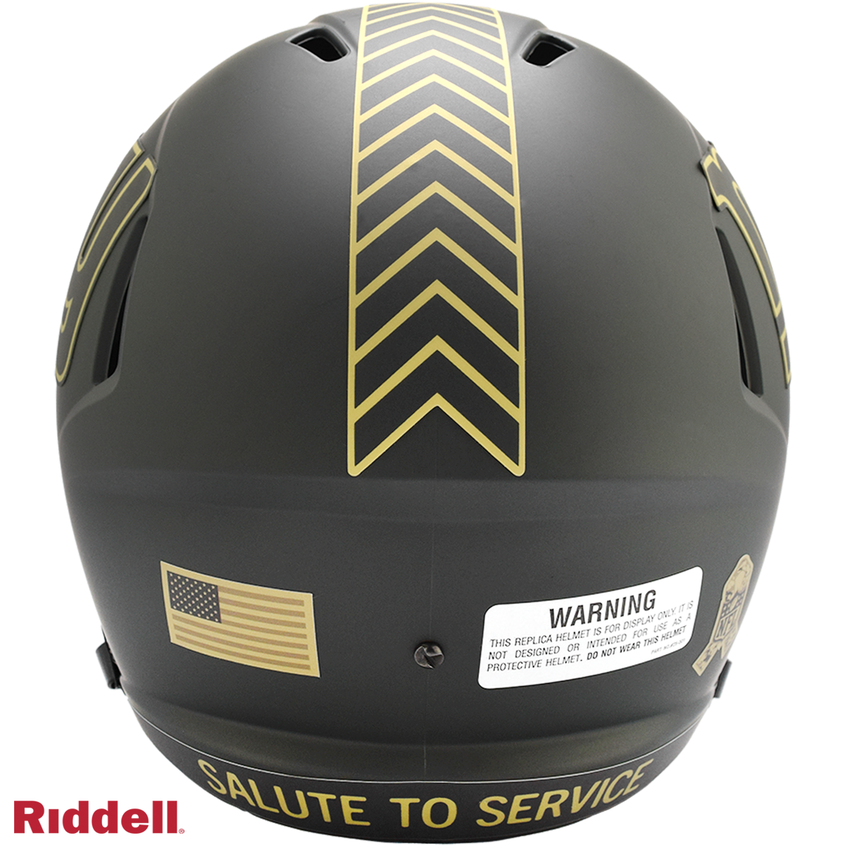 New York Giants Helmet Riddell Replica Full Size Speed Style Salute To Service 2025