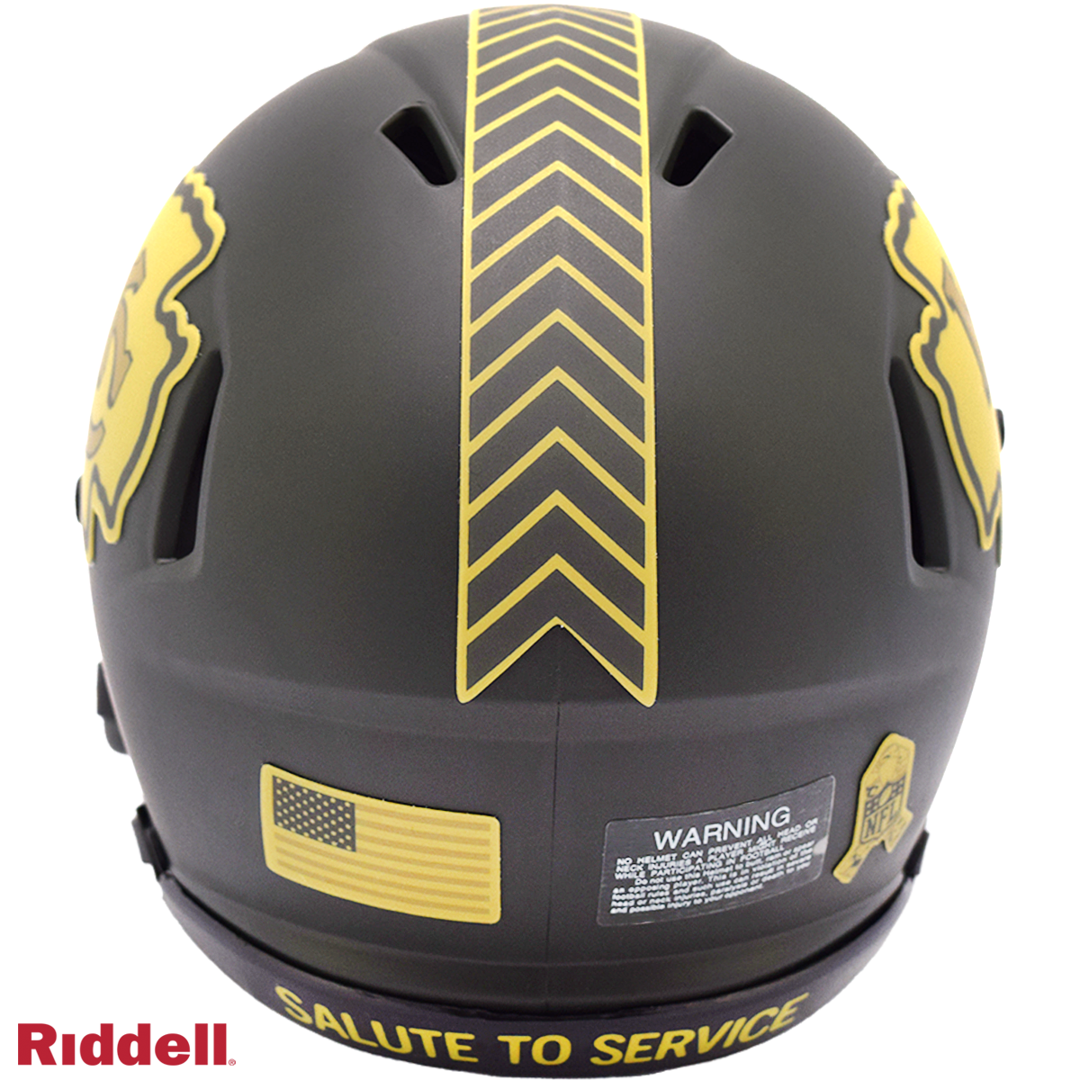 Kansas City Chiefs Helmet Riddell Replica Mini Speed Style Salute To Service 2025