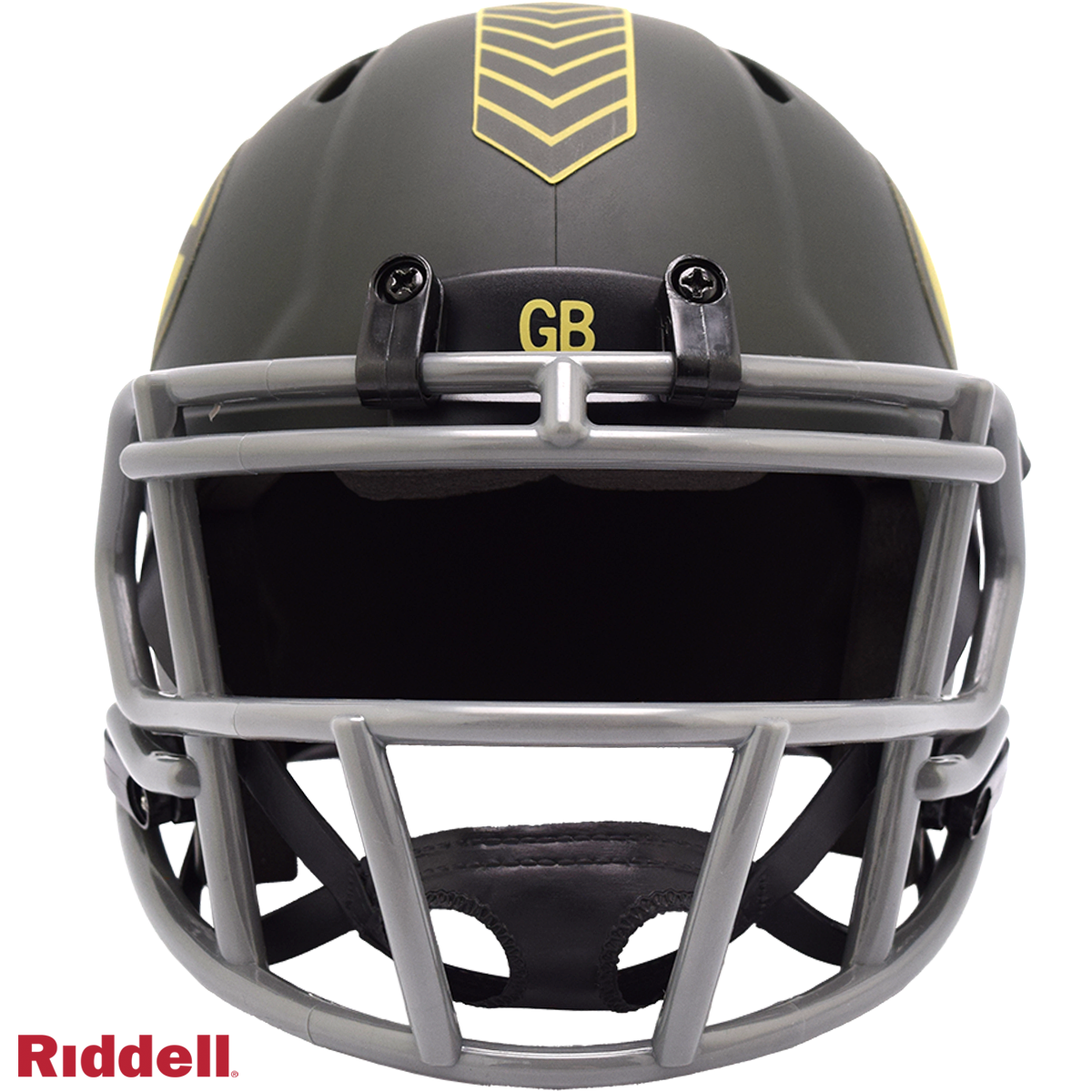 Green Bay Packers Helmet Riddell Replica Mini Speed Style Salute To Service 2025