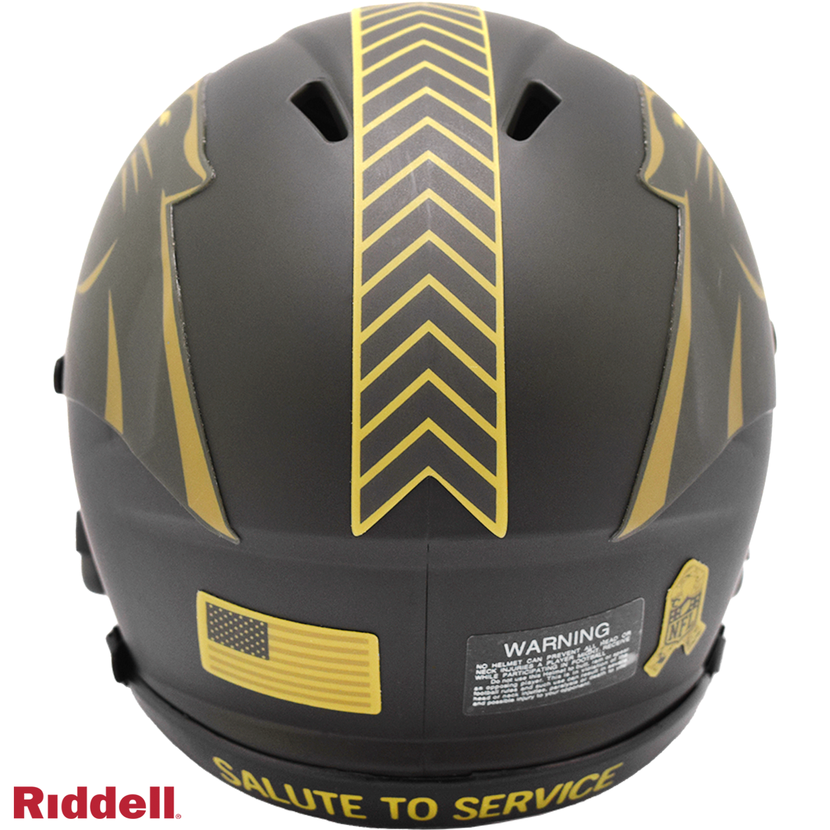 Carolina Panthers Helmet Riddell Replica Mini Speed Style Salute To Service 2025