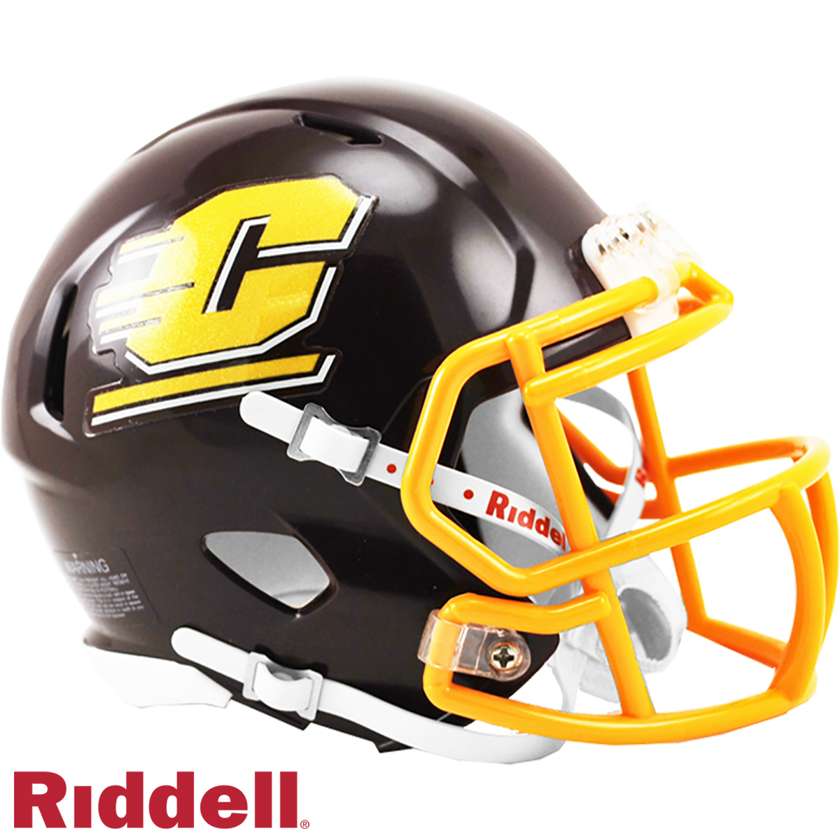 Central Michigan Chippewas Helmet Riddell Replica Mini Speed Style