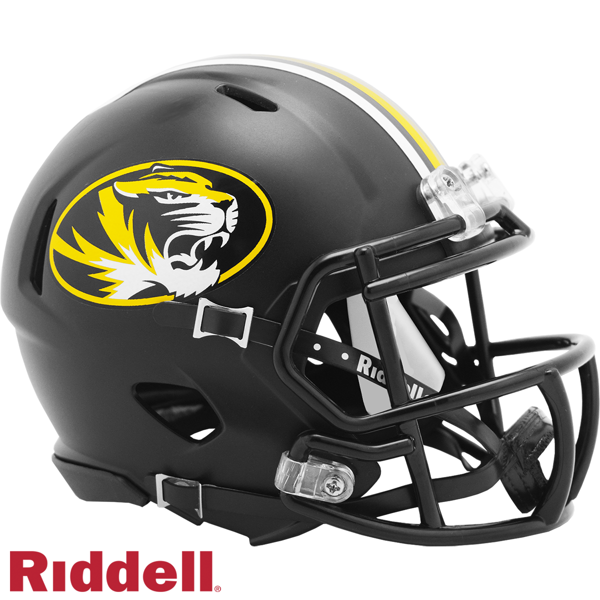 Missouri Tigers Helmet Riddell Replica Mini Speed Style Black