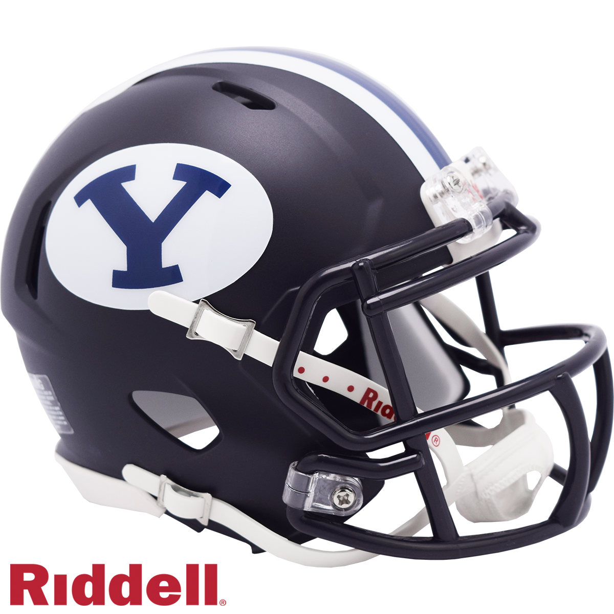 BYU Cougars Helmet Riddell Replica Mini Speed Style Navy
