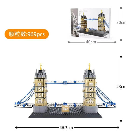 969PCS London UK Twin Towers Bridge Building Blocks Set - ToylandEU