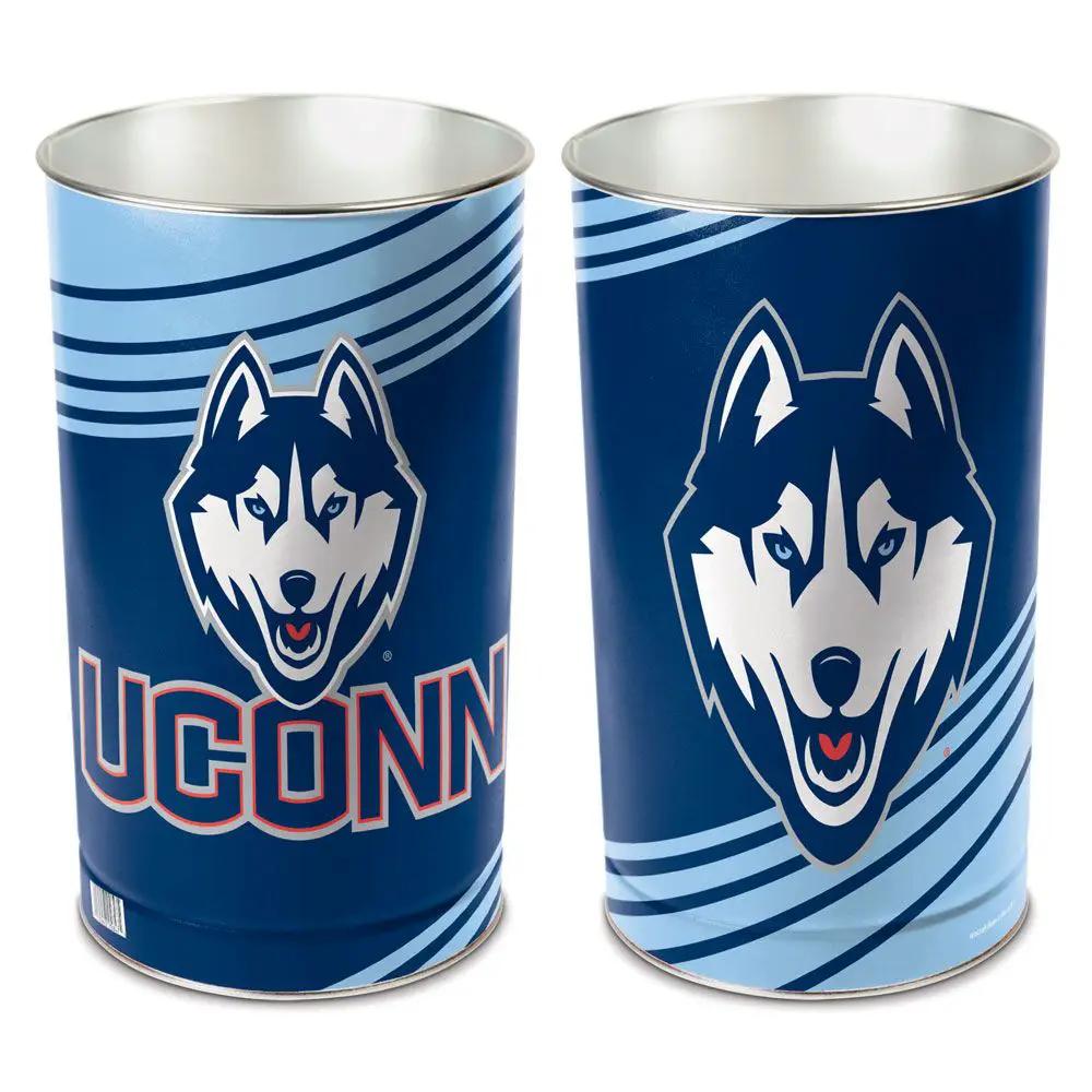 Connecticut Huskies Wastebasket 15 Inch - Periodic Restock