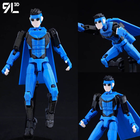 9L3D Lucky 13 Invincible Boy Action Figure, 3D Printed Model - ToylandEU