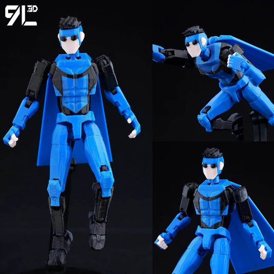 9L3D Lucky 13 Invincible Boy Action Figure, 3D Printed Model - ToylandEU